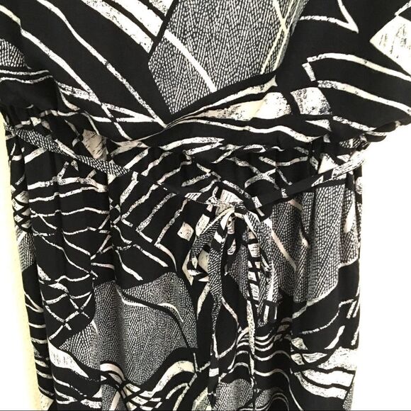 Vintage 80’s Lady Carol geometric print dress 8* - Picture 8 of 12
